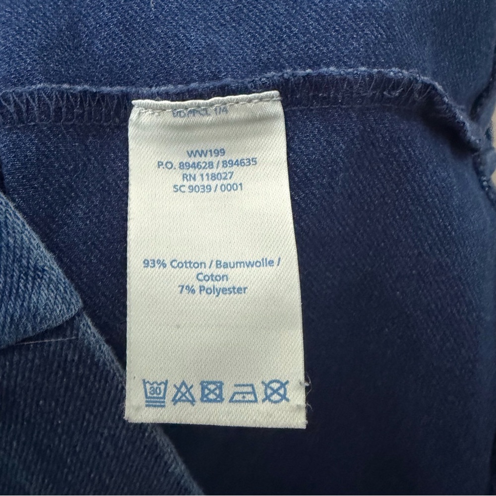 Boden Stretch Denim Jean Dress Womens Size 8 - Picture 6 of 9